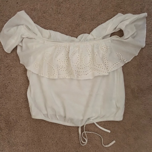 PacSun Tops - White on or off the shoulder shirt